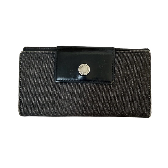 BVLGARI Handbags - Bvlgari Bulgari logo authentic vintage long logomania in gray denim wallet